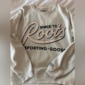 Roots Sporting Goods Crewneck Sweatshirt – Cream | S